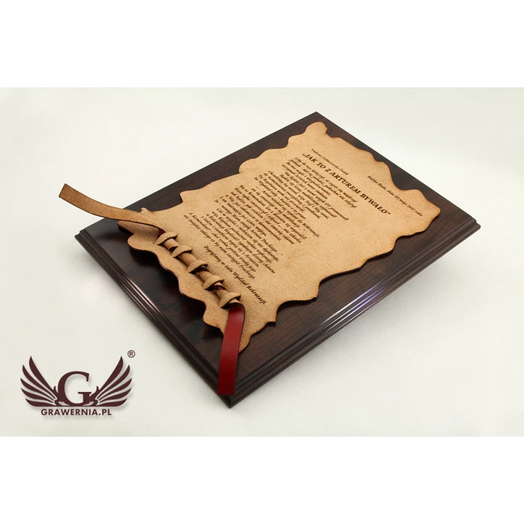 Diploma on Leather - Pattern B - DSK002