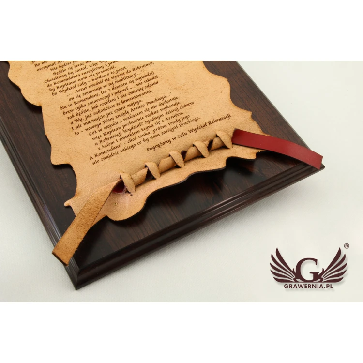 Diploma on Leather - Pattern B - DSK002