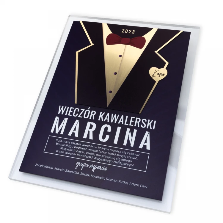Bachelor Party Diploma - Colorful UV Print - DUV092