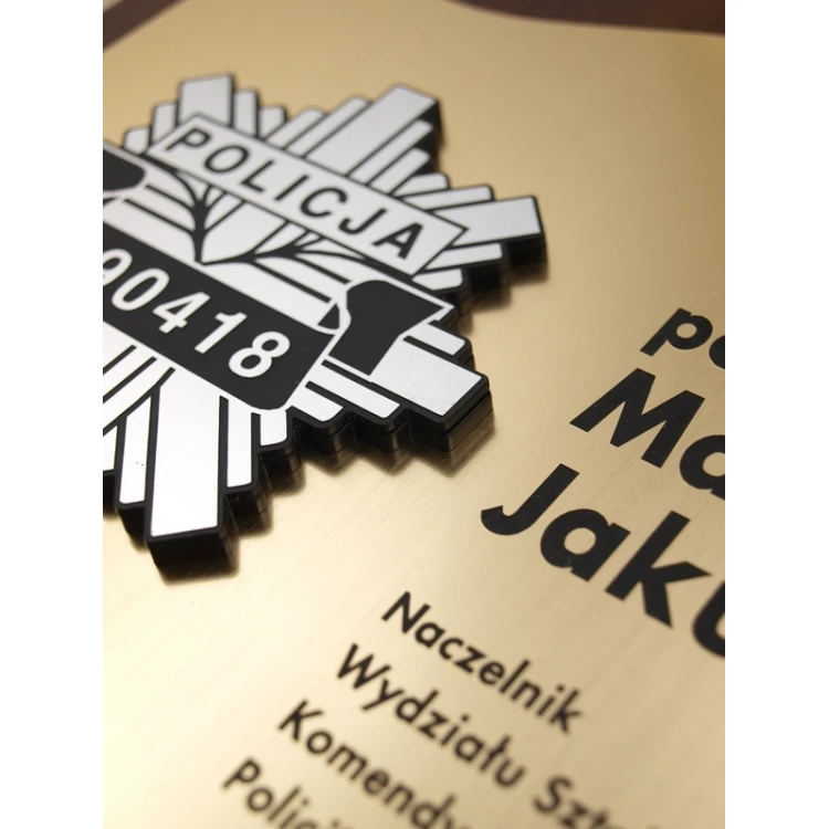 Souvenir Diploma with Police Logo - SL014