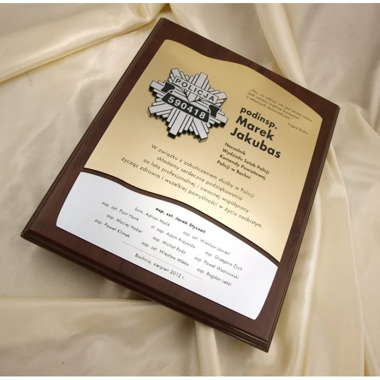 Souvenir Diploma with Police Logo - SL014