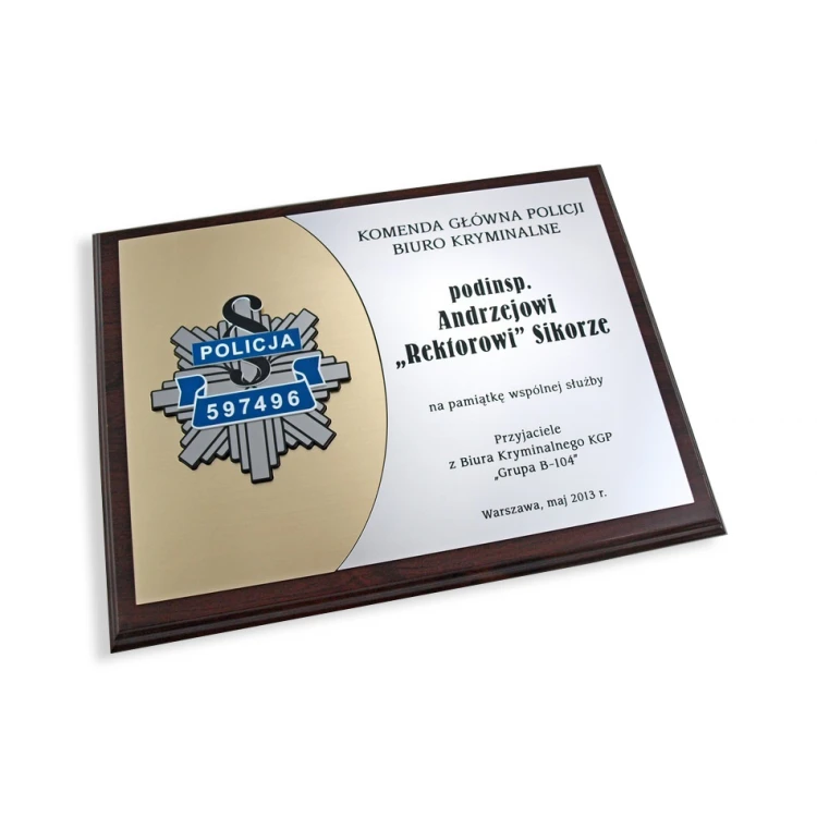 DIPLOMA POLICE - SL021