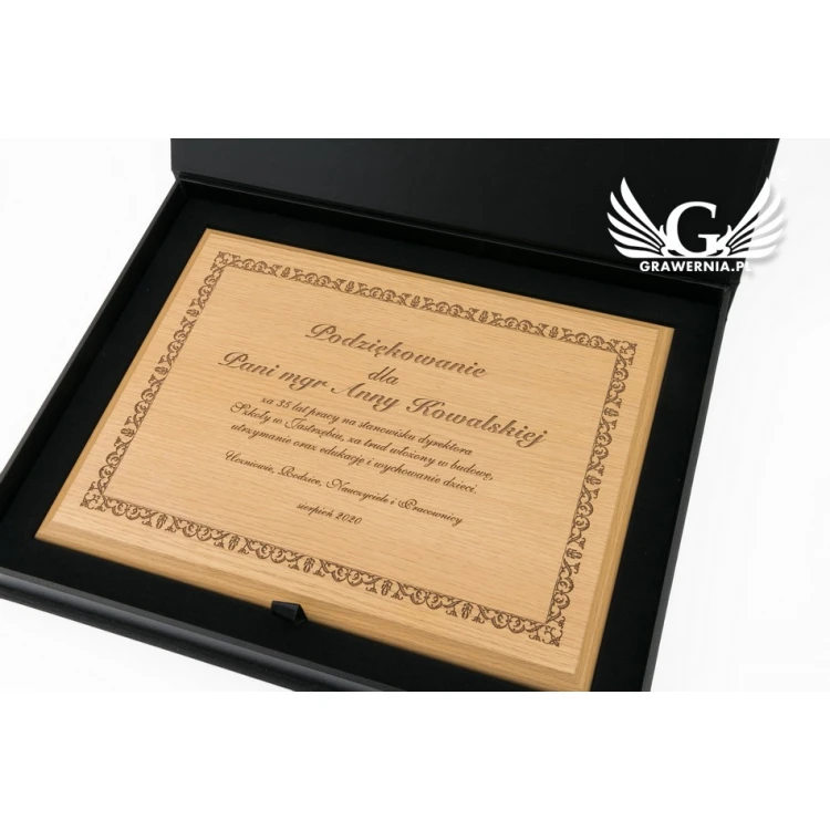 Laser Engraved Prospect Diploma - size: 305x228mm - DS029