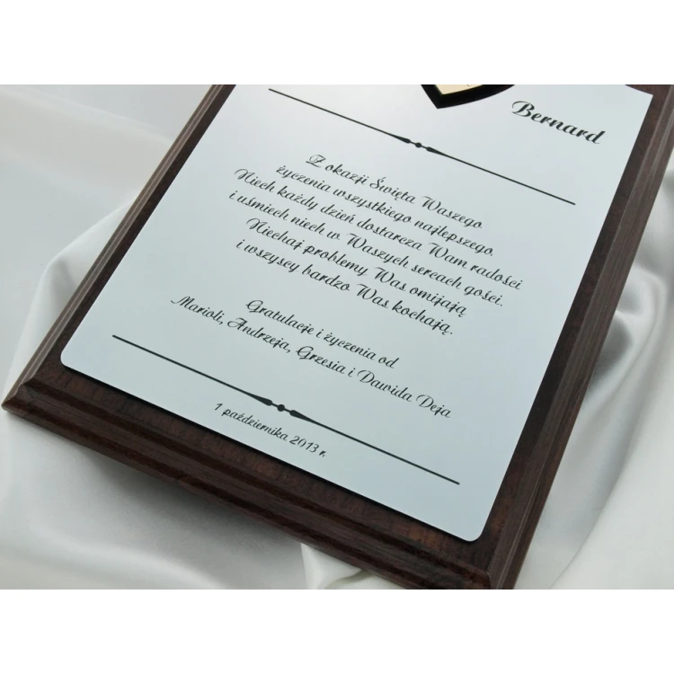 ANNIVERSARY CERTIFICATE - DS012