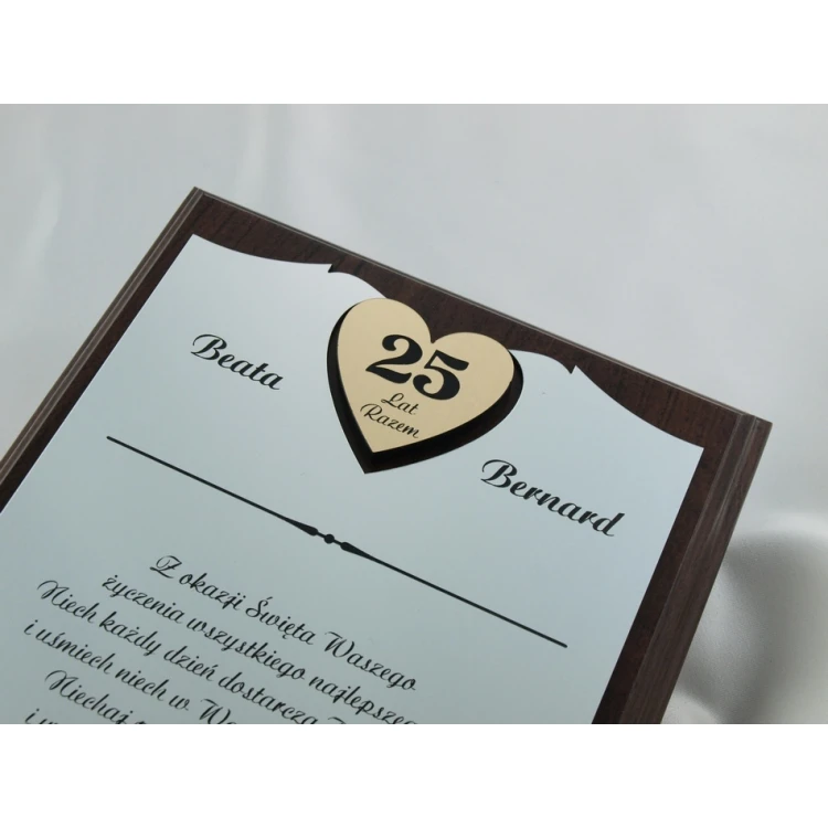 ANNIVERSARY CERTIFICATE - DS012