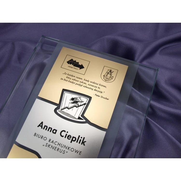 GLASS DIPLOMA - DSZ001 - Certificate, Appreciation, Distinction