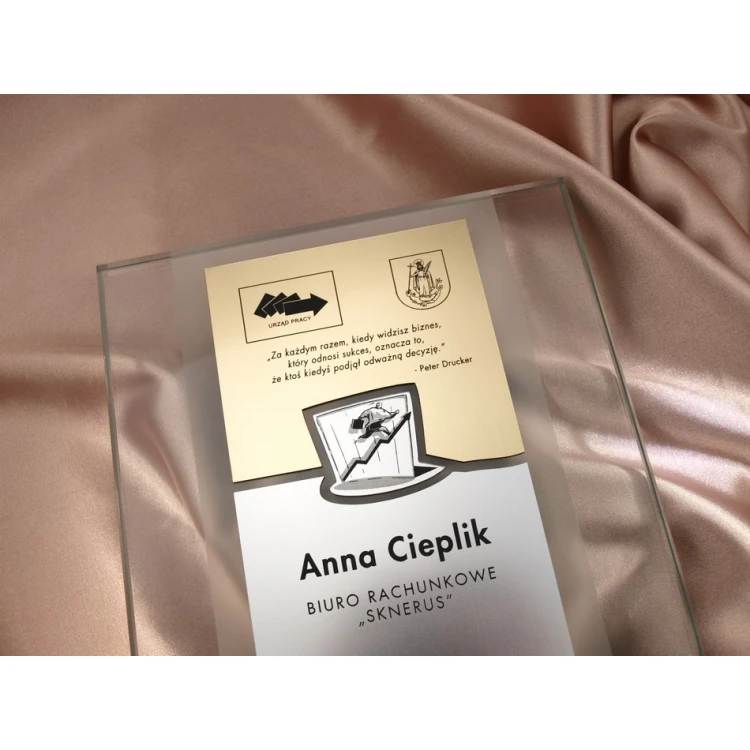 GLASS DIPLOMA - DSZ001 - Certificate, Appreciation, Distinction