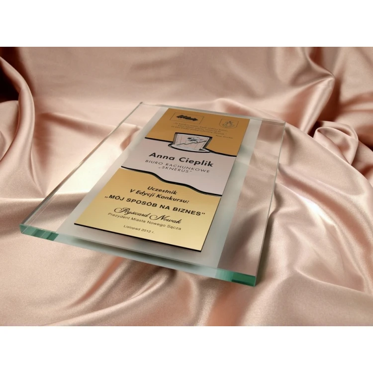 GLASS DIPLOMA - DSZ001 - Certificate, Appreciation, Distinction