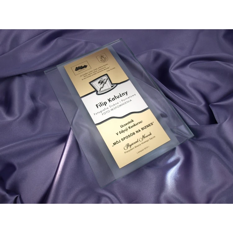 GLASS DIPLOMA - DSZ001 - Certificate, Appreciation, Distinction