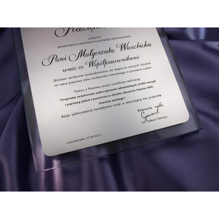 GLASS DIPLOMA - DSZ014 - vertical