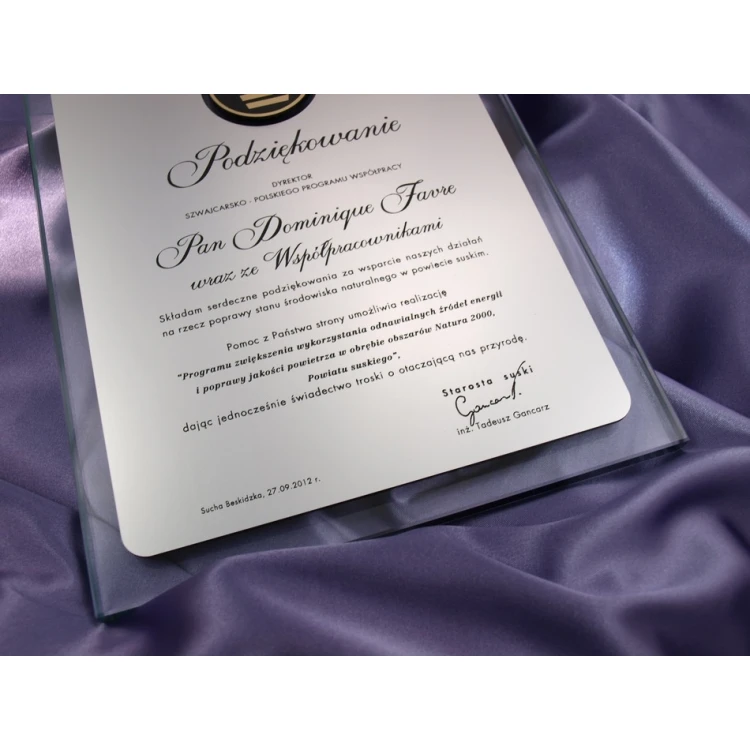 GLASS DIPLOMA - DSZ014 - vertical
