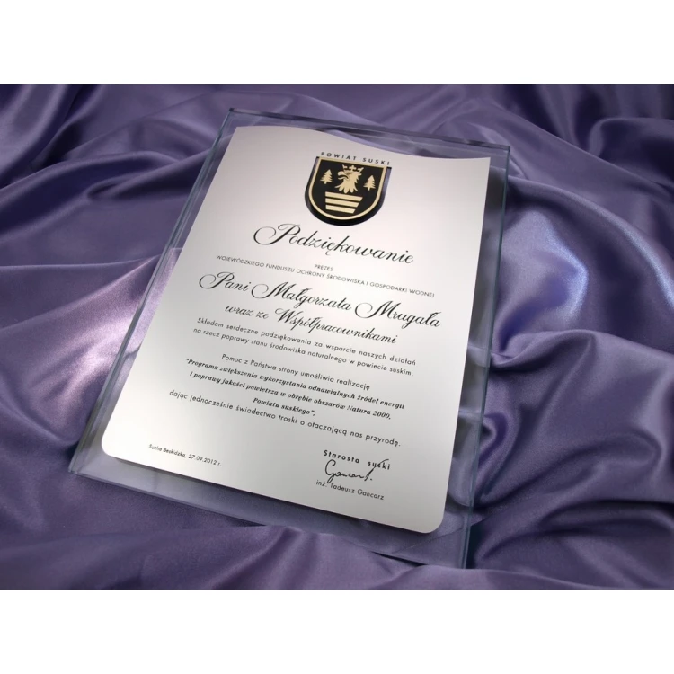 GLASS DIPLOMA - DSZ014 - vertical