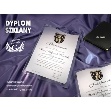 GLASS DIPLOMA - DSZ014 - vertical