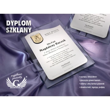 GLASS DIPLOMA - DSZ015 - vertical