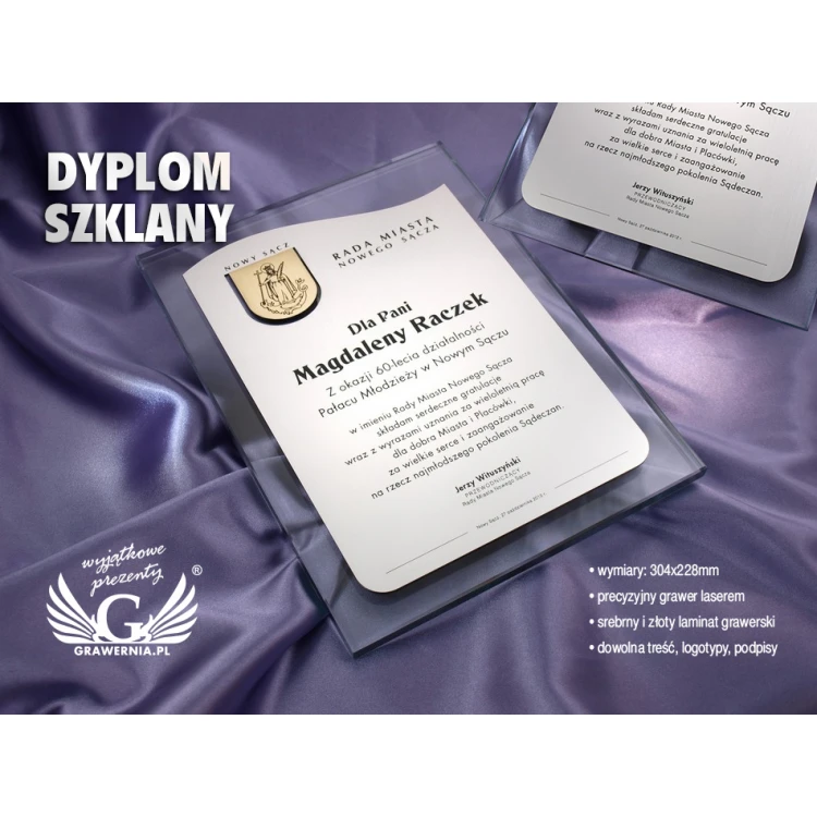 GLASS DIPLOMA - DSZ015 - vertical