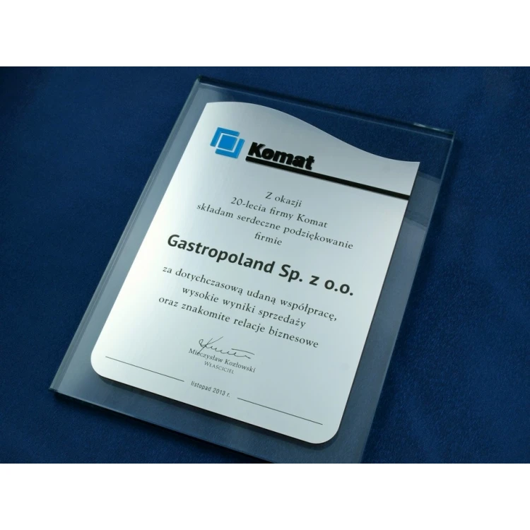 GLASS DIPLOMA - DSZ027 - vertical
