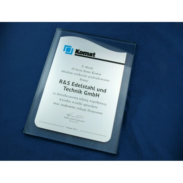 GLASS DIPLOMA - DSZ027 - vertical
