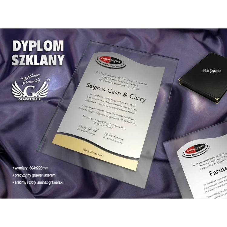 GLASS DIPLOMA - DSZ031 - vertical