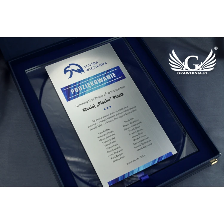 GLASS DIPLOMA - COLOUR UV PRINT - DUV025