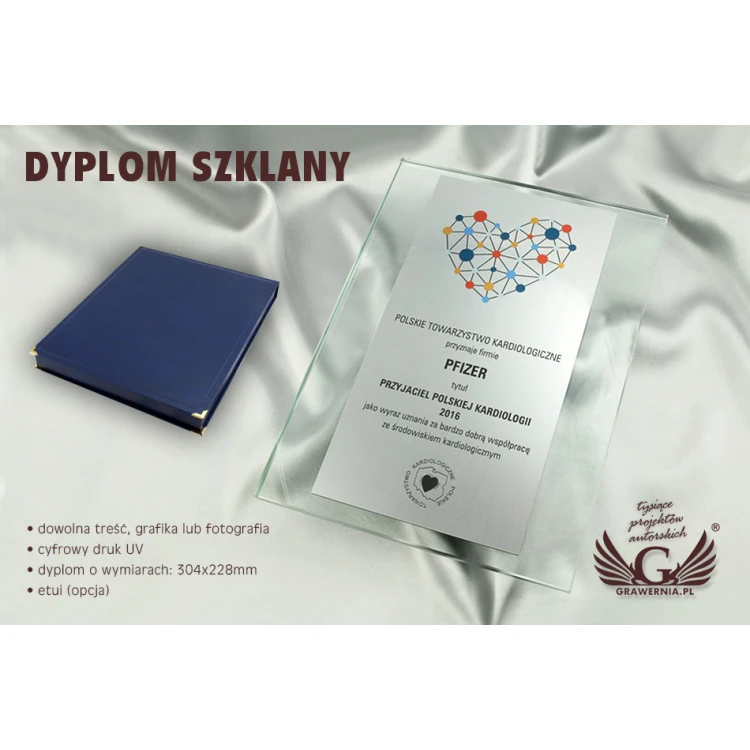 Glass Diploma - UV Color Print - DUV009