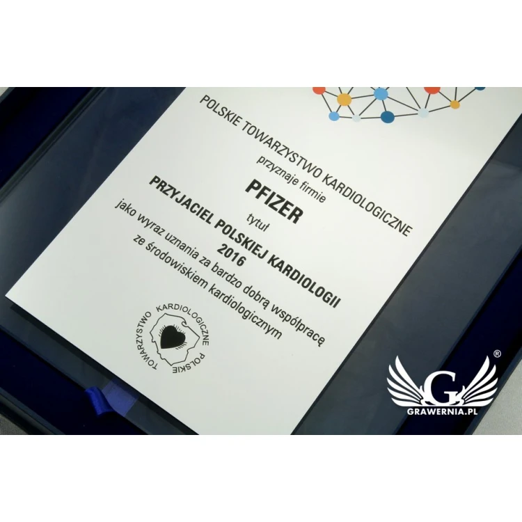 Glass Diploma - UV Color Print - DUV009