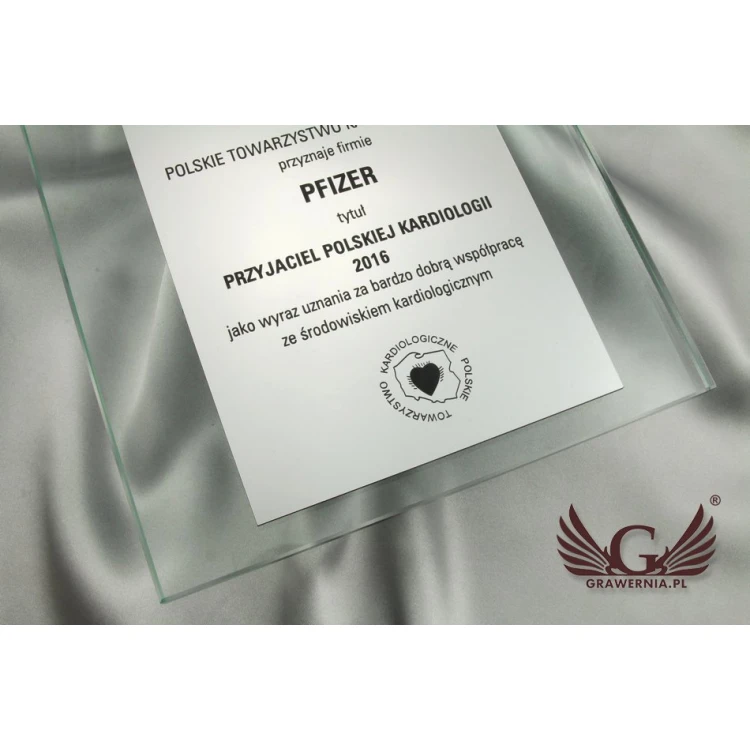 Glass Diploma - UV Color Print - DUV009
