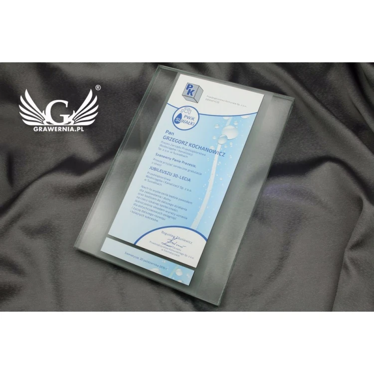 Glass Diploma - UV Color Print - DUV010