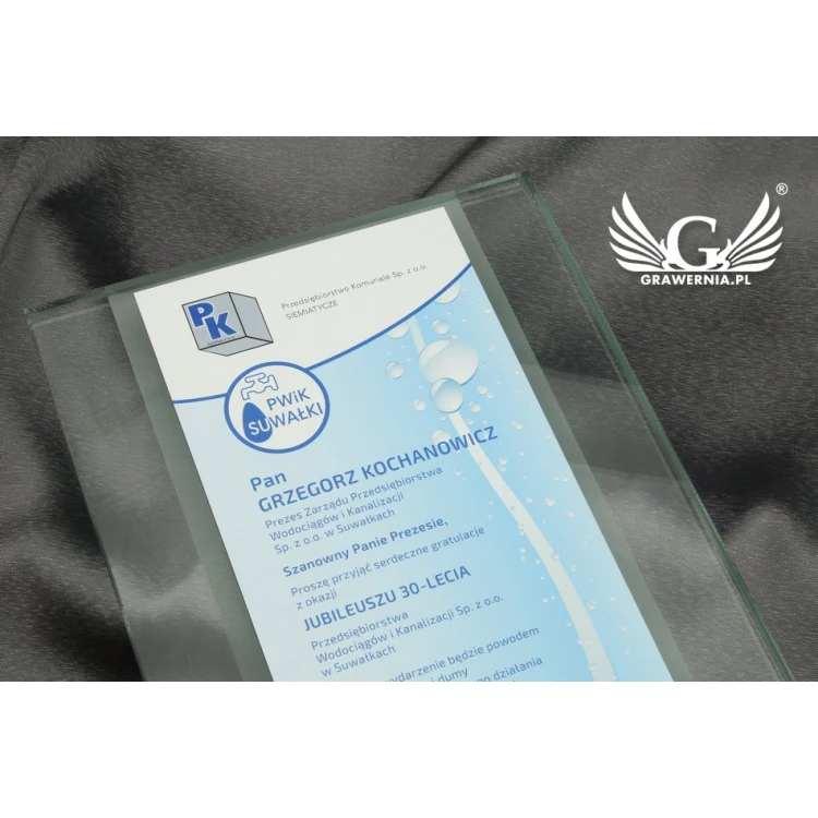 Glass Diploma - UV Color Print - DUV010