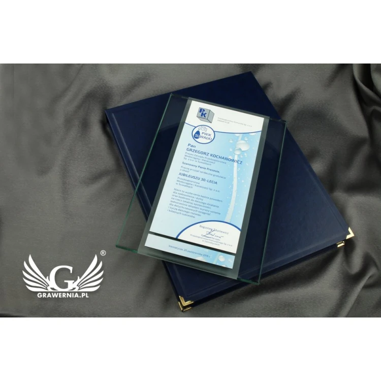 Glass Diploma - UV Color Print - DUV010