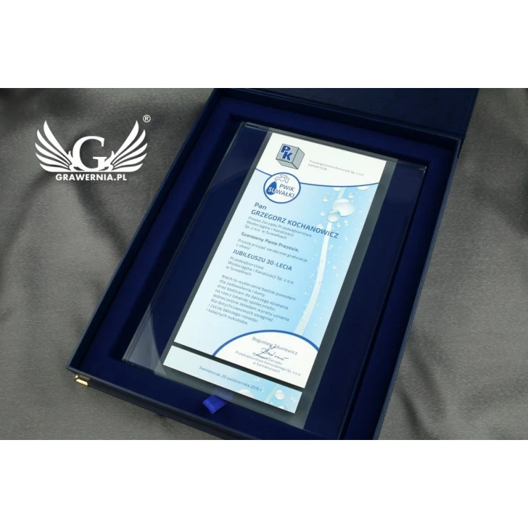 Glass Diploma - UV Color Print - DUV010