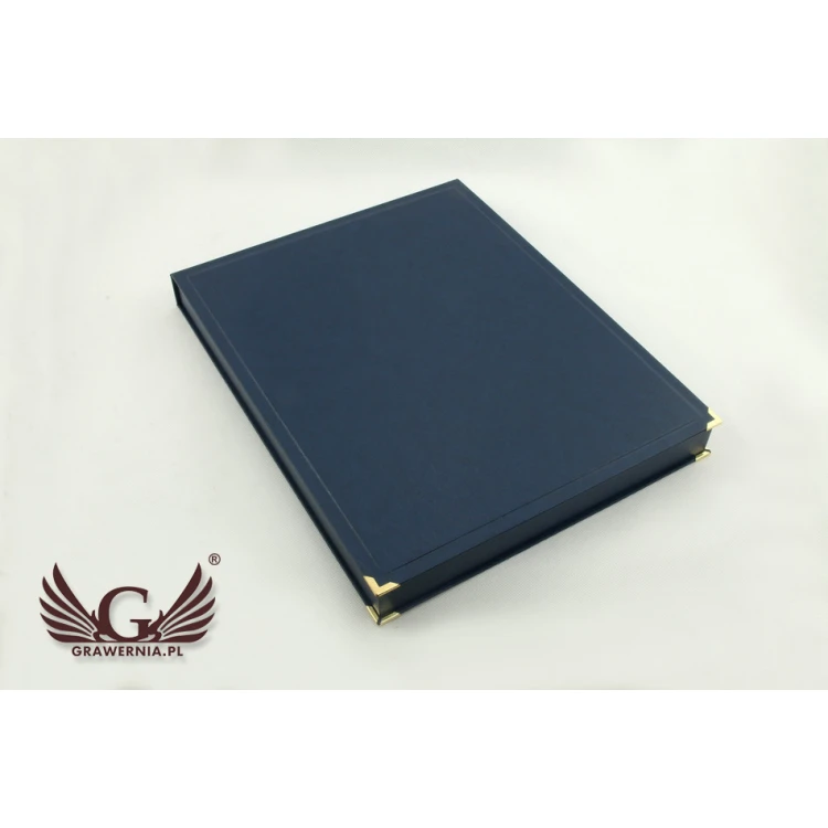 GLASS DIPLOMA POLICE - DSZ050 - vertical - two colored logos