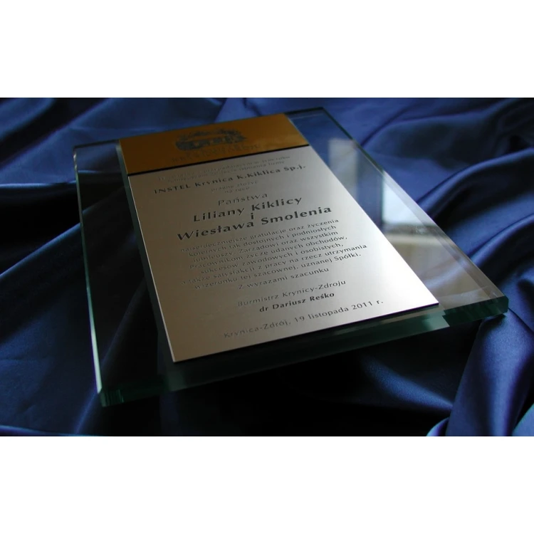 GLASS DIPLOMA - DSZ006 - Certificate, Appreciation, Distinction