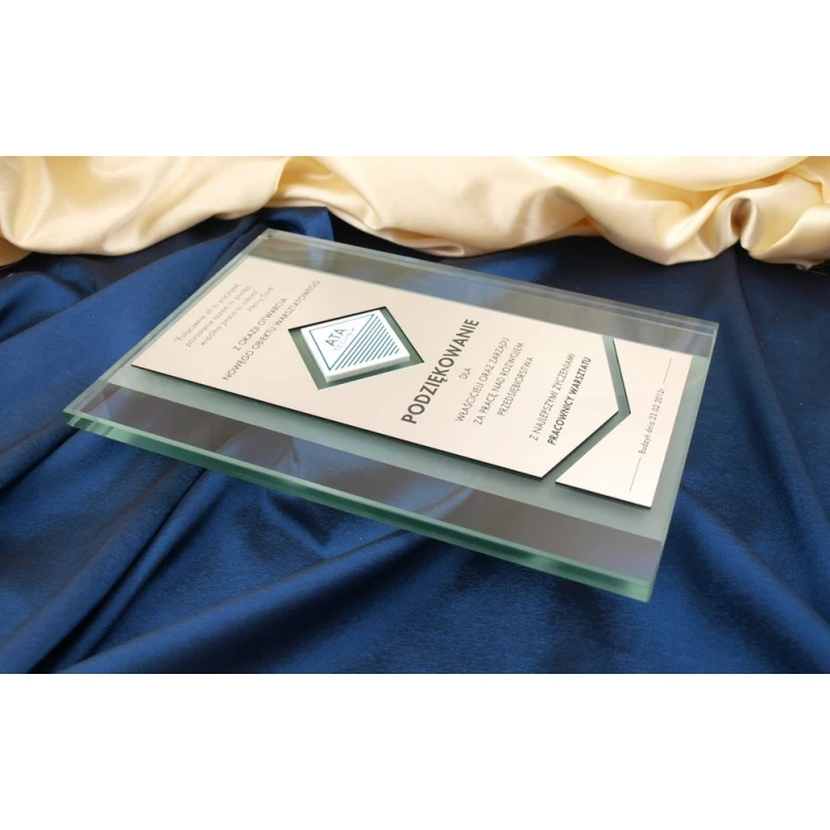 GLASS DIPLOMA - DSZ008 - Certificate, Appreciation, Distinction