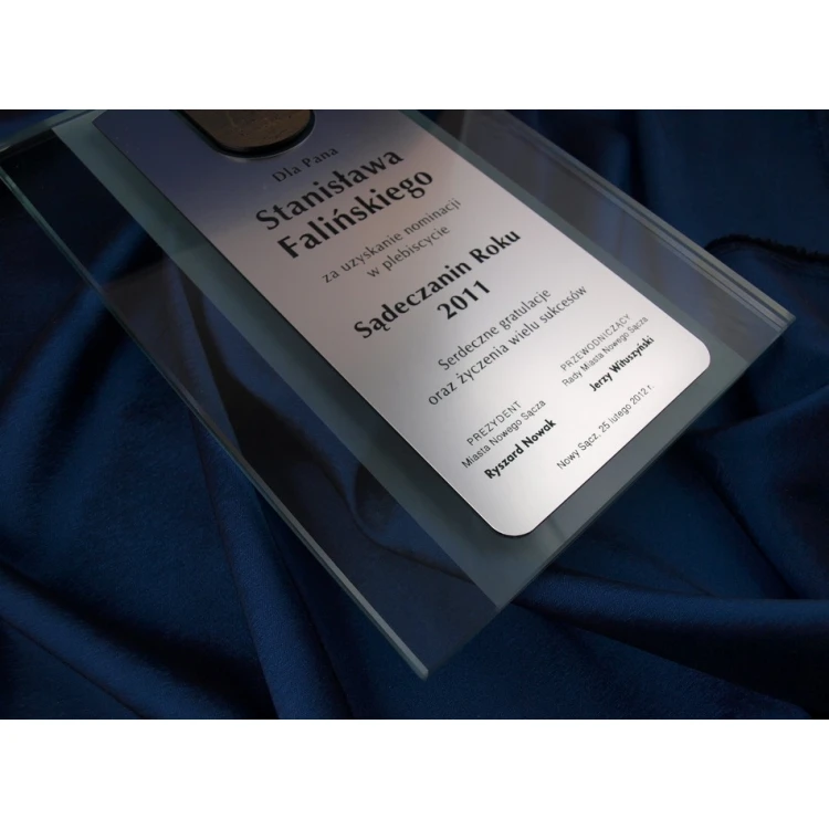 GLASS DIPLOMA - DSZ009 - Certificate, Appreciation, Distinction