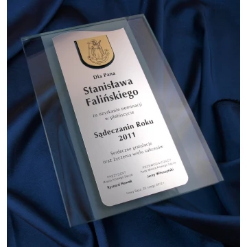 GLASS DIPLOMA - DSZ009 - Certificate, Appreciation, Distinction