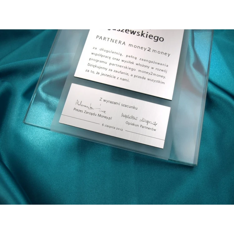 GLASS DIPLOMA - DSZ012 - Certificate, Appreciation, Distinction