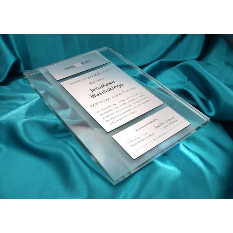 GLASS DIPLOMA - DSZ012 - Certificate, Appreciation, Distinction