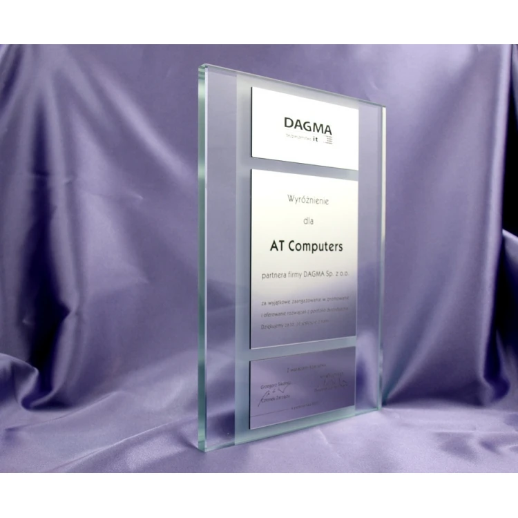 GLASS DIPLOMA - DSZ012 - Certificate, Appreciation, Distinction