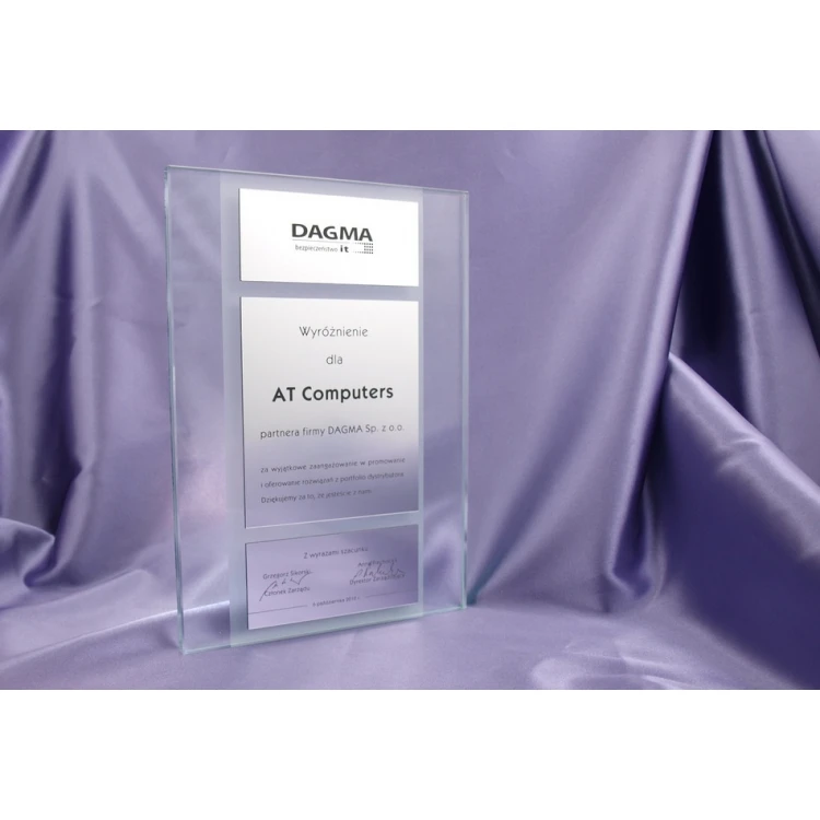 GLASS DIPLOMA - DSZ012 - Certificate, Appreciation, Distinction