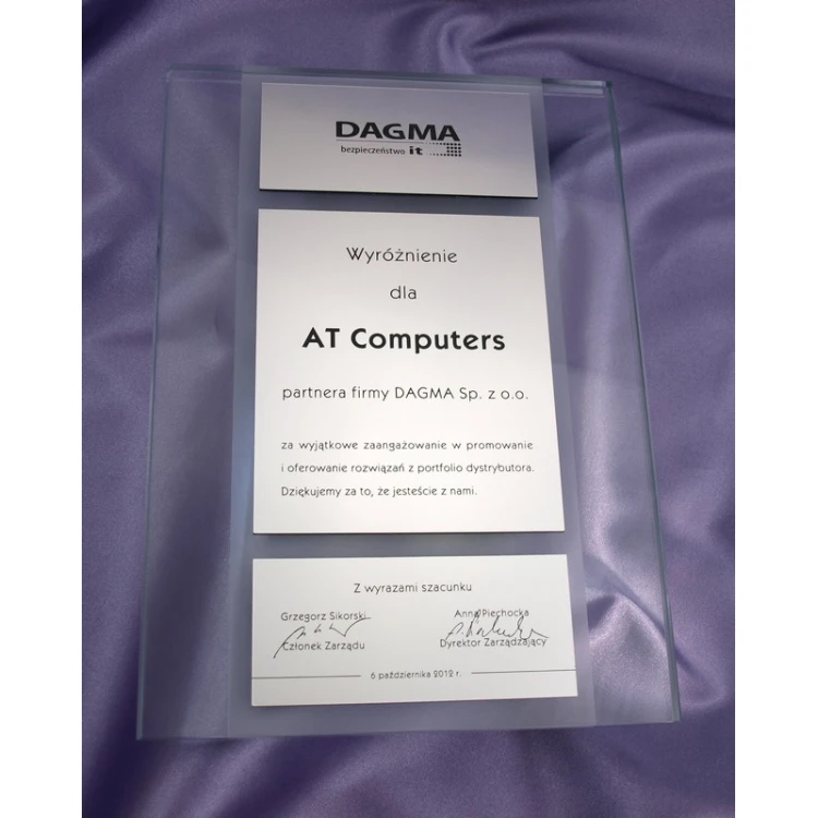 GLASS DIPLOMA - DSZ012 - Certificate, Appreciation, Distinction