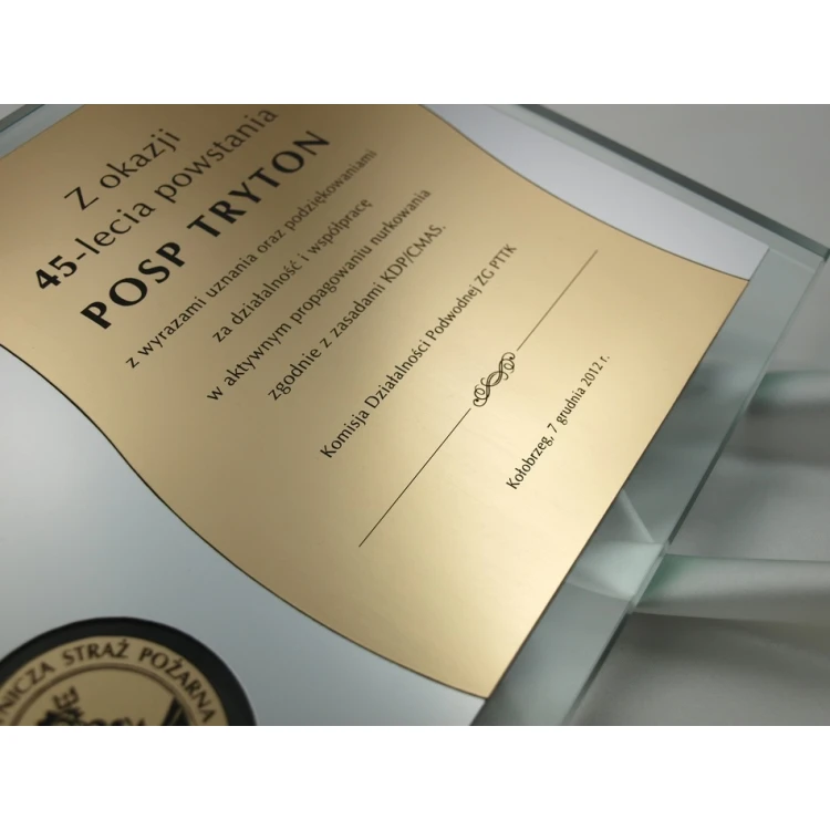 GLASS DIPLOMA in CASE - DSZ019 - horizontal