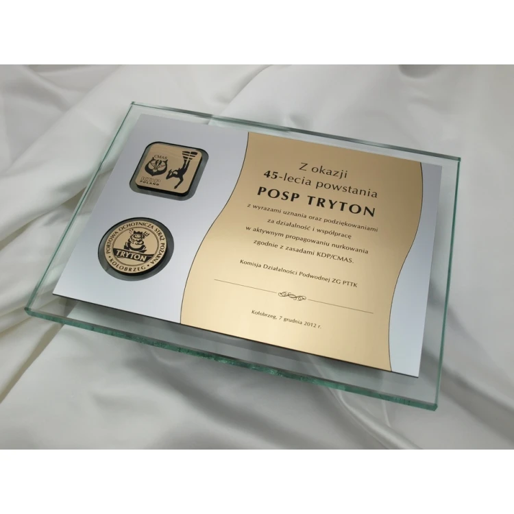 GLASS DIPLOMA in CASE - DSZ019 - horizontal