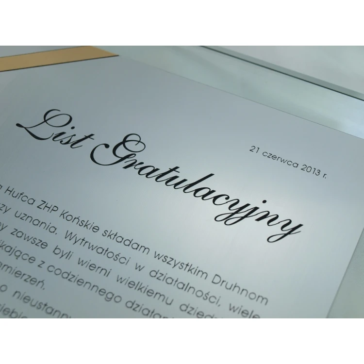 GLASS DIPLOMA in CASE - DSZ005 - horizontal