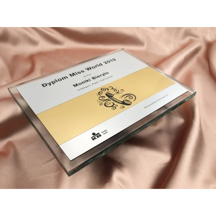 GLASS DIPLOMA in CASE - DSZ022 - horizontal