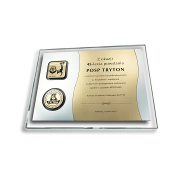 GLASS DIPLOMA in CASE - DSZ019 - horizontal