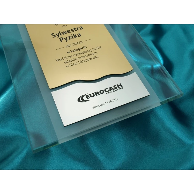 GLASS DIPLOMA - DISTINCTION - DSZ035 - vertical