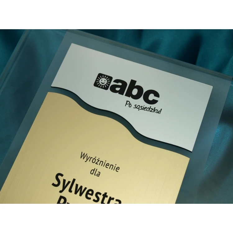GLASS DIPLOMA - DISTINCTION - DSZ035 - vertical