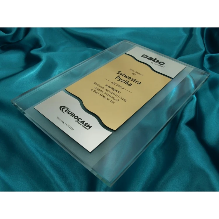 GLASS DIPLOMA - DISTINCTION - DSZ035 - vertical