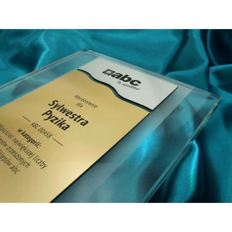 GLASS DIPLOMA - DISTINCTION - DSZ035 - vertical
