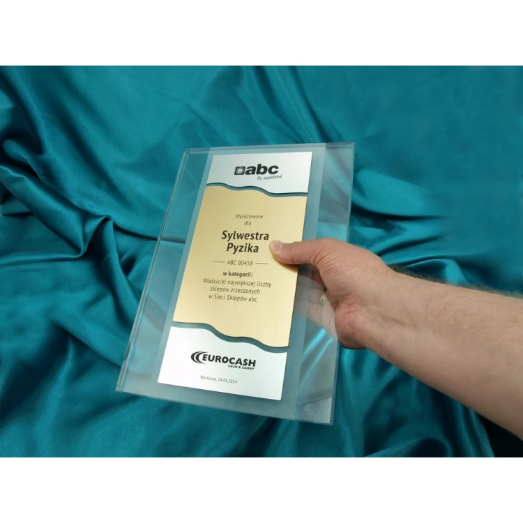 GLASS DIPLOMA - DISTINCTION - DSZ035 - vertical